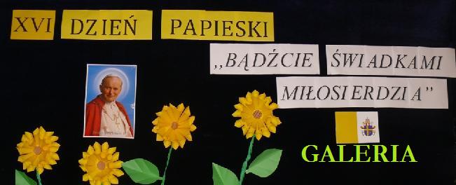 GALERIA: Dzie Papieski